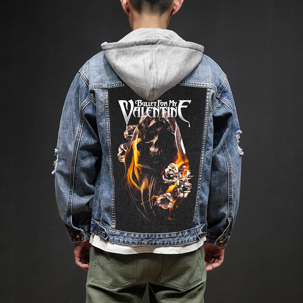 

Bloodhoof Store Bullet For My Valentine Rock And Roll Death Heavy Hardcore Punk Style Patch Designs Denim Jeans Jacket Coats