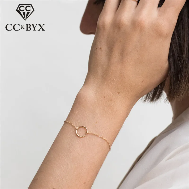 

CC Sterling Silver 925 Bracelets For Women Stendy Jewelry Simple Adjustable Bangles Career Accessories Bijoux Femme CCB052