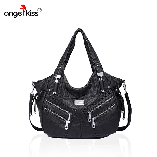 Angel Kiss Women Handbags Hobo Shoulder Bags Tote PU Leather Handbags