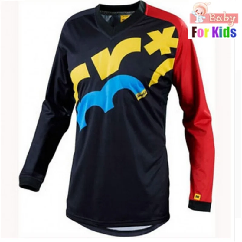 

Kids 2020 Long Sleeve Cycling Jerseys MTB Boys Mountain Bike Clothing Motocross Jersey Downhil Mountain Bike DH Shirt Girls Ropa