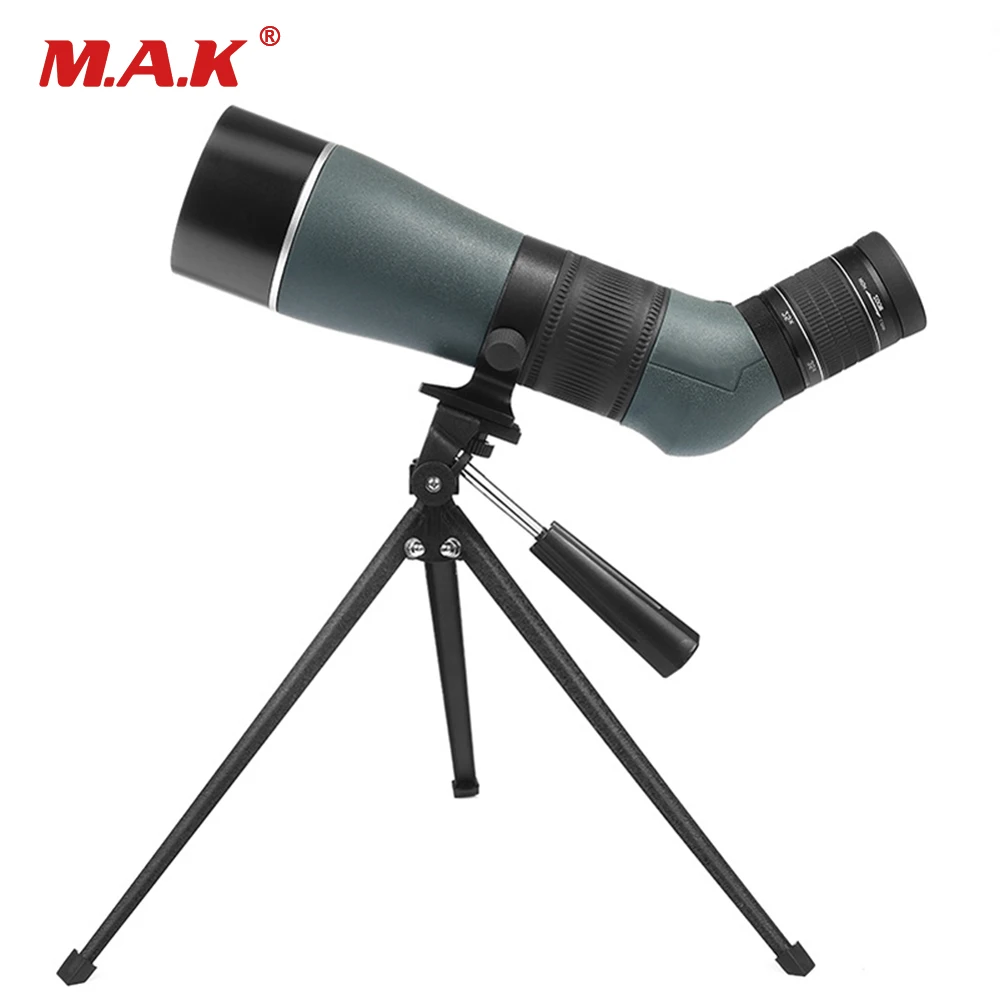 Spotting Scope 15-45X65 Long Range Monocular Telescope Big Angle Wideangle Zoom Low Light Level Night Vision Waterproof