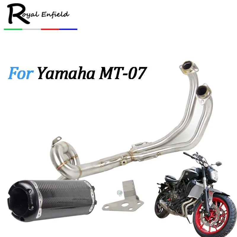 Motorcycle Scooter exhaust escape pipe Muffler pipe For Yamaha MT 07