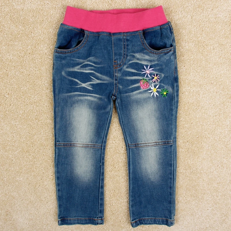 Girls pants baby jeans girls clothes children cotton cashmere trousers nova kids clothing girls jeans winter