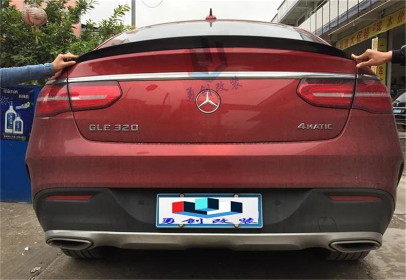 Автомобильный спойлер из углеродного волокна для Mercedes-Benz GLE Class Coupe C292 AMG GLE320 GLE350 GLE400- крыло Спойлеры аксессуары