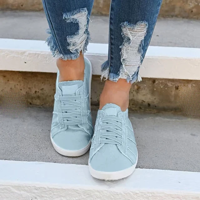 US $5.41 Torridity 2019 Women Shoes Casual Vulcanize Flat Shoes Sneakers Girls Lowcut Zipper Trainers zapat