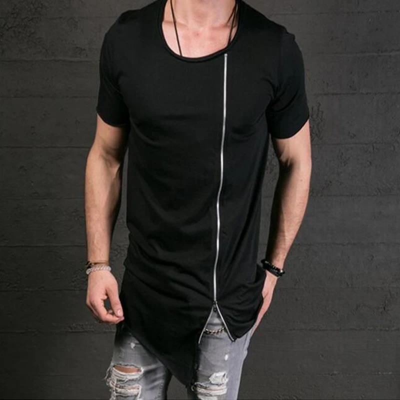 mens shirts with zippers on the side