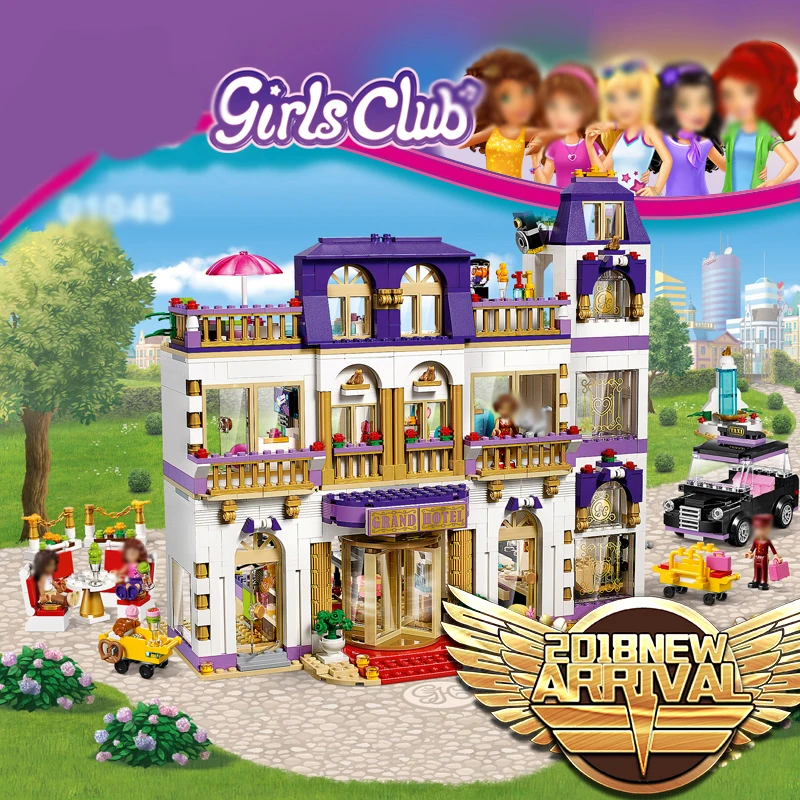 

Girls Friends Heartlake Grand Building Blocks Bricks Compatible Legoingly Girls Friends 41101 Bela 10547 kids toys