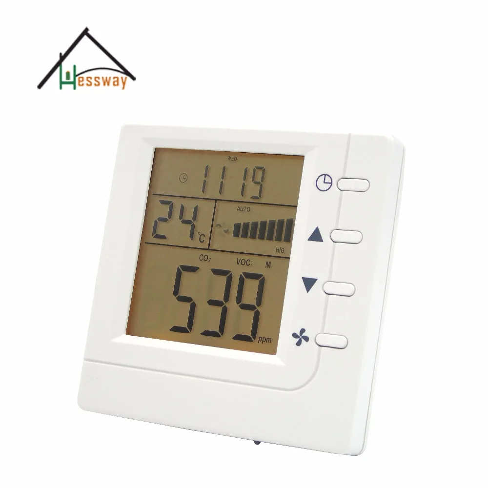 

RS485 communication Intelligent Air Controller VOC CO2 switch Relay fan Ventilator control