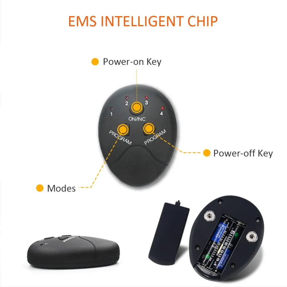 Fitness Muscle Stimulator Abdominal Tool Slimming Weight Loss Exerciser EMS Electric Muscle Training Gym Smart Muscle Stimulator