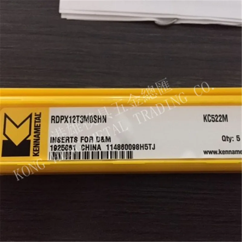 RDPX12T3MOSHN KC522M Original Kennametal Carbide Inserts Turning Lathe Tools 10Pcs/Lot | Инструменты