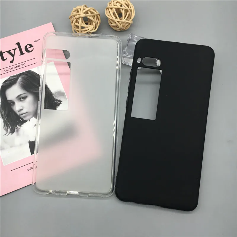 

Original TPU Phone Case Covers for Meizu Pro 7 Matte Soft Silicone Back Cover Cases Capa Funda Para