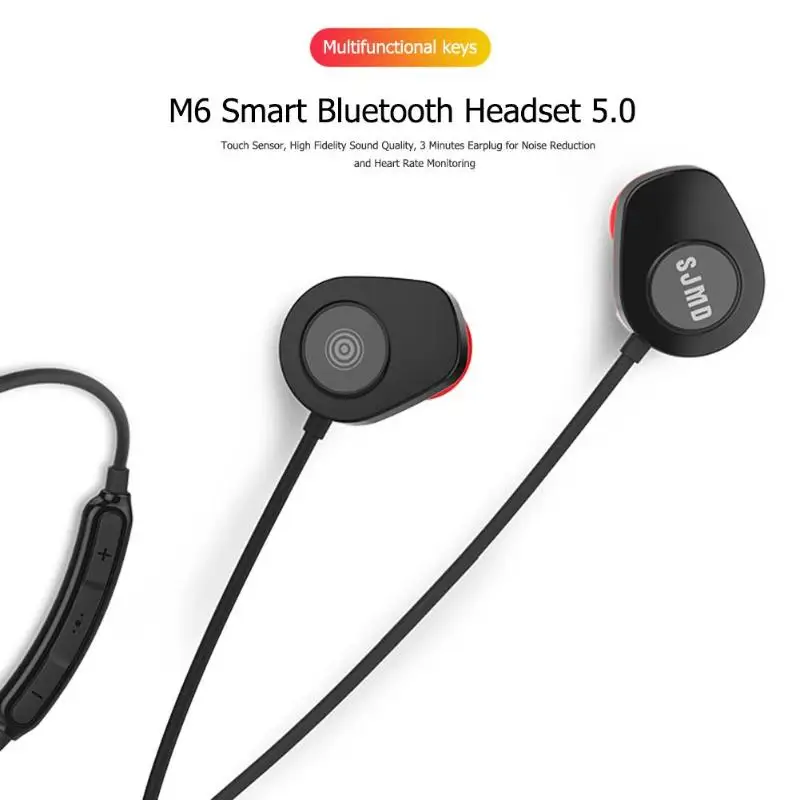 M6 Беспроводной Bluetooth 3D стерео наушники спорта вкладыши Водонепроницаемый гарнитура