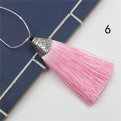 8CM/tassels/earrings accessories/Fish mouth cap tassels/jewelry accessories/jewelry findings/jewelry materials 10pcs/bag LS001 - Цвет: 6