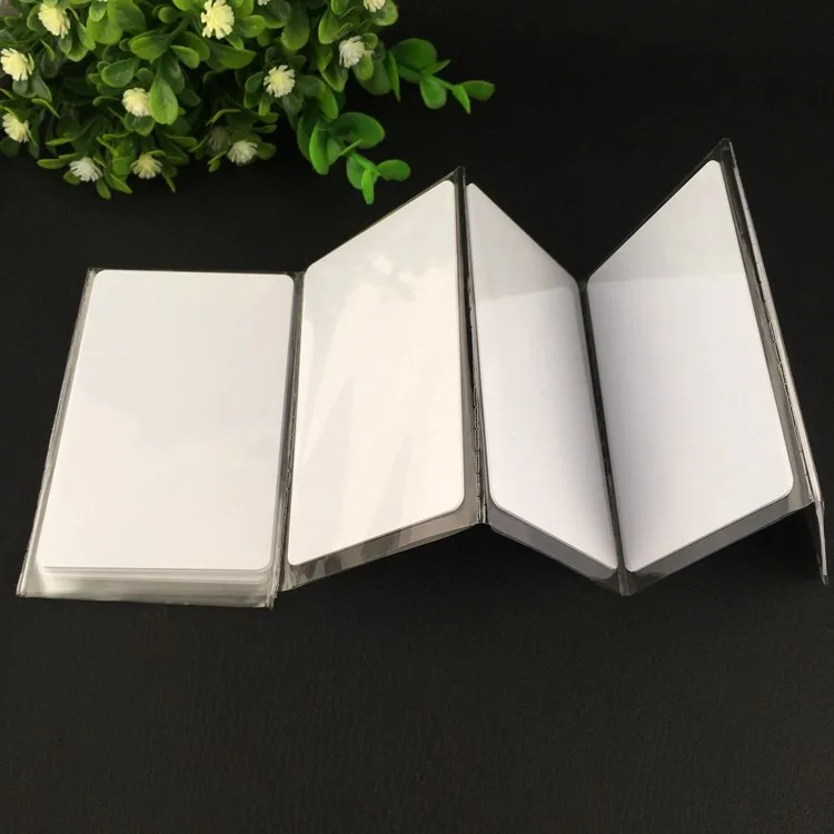 10pcs White IC Inkjet PVC Card 125Khz 0.8mm RFID Access Proximity Card TK4100 Contactless IC card (4)