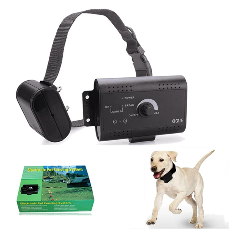 Pet Dog Electric Fence Waterproof Dog Electronic Training Collar Set Safety Buried Electric Dog Fence Containment System