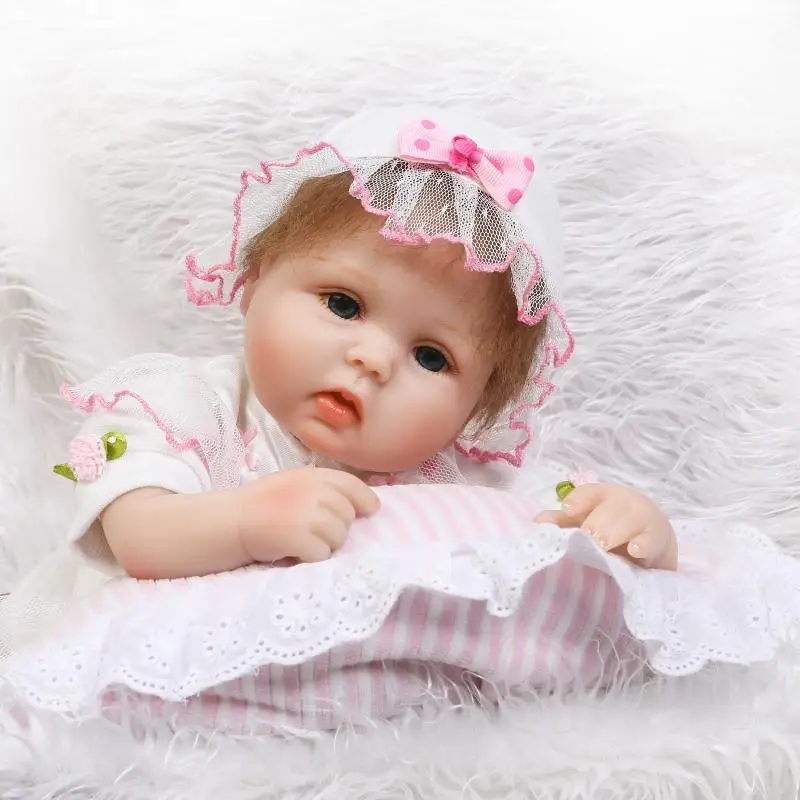 

NPKCOLLECTION Lifelike Reborn Baby Menina Alive 18'' Newborn Baby Dolls Wear bebe Infant Clothes Truly Kids Playmates