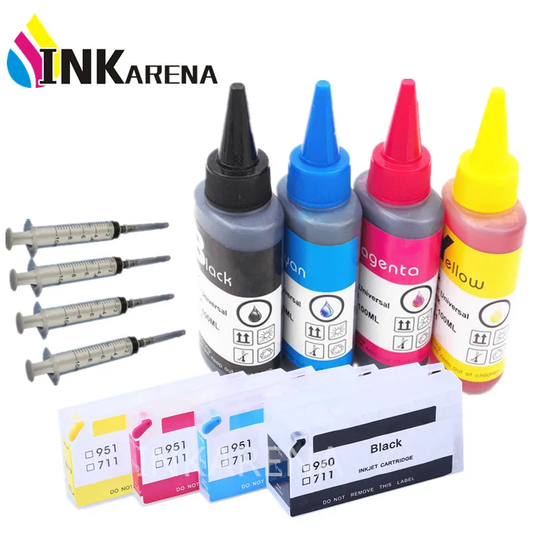 INKARENA Refill Ink Kit Ink Cartridge Replacement For HP950 951 XL