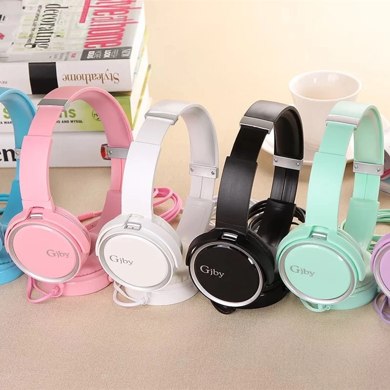 

Fashion Pure Candy Color 3.5mm Stereo Sound Headphone Headset Big Earphone Earbuds For Phones MP3 iPhone iPad With Microphone