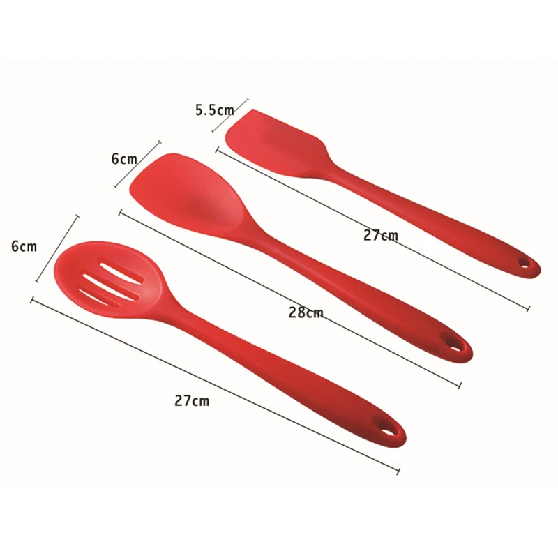 New Design Kitchenware Silicone Heat Resistant Kitchen Cooking Utensils Non-Stick Baking Tool Cooking Tool Sets Cookware Set