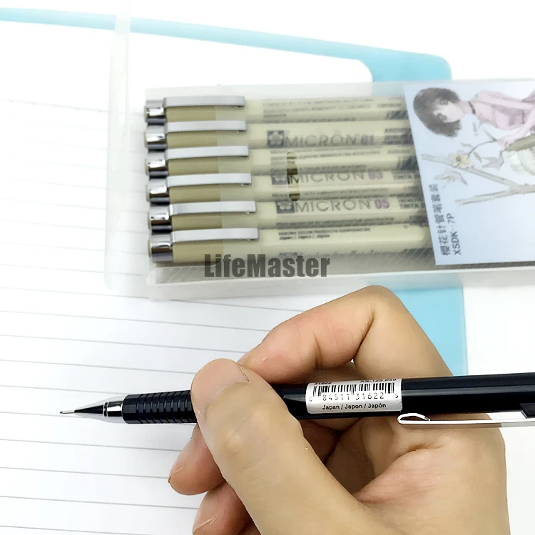 SAKURA PIGMA MICRON PEN BLACK 005 BLACK 12EA .20mm PENS