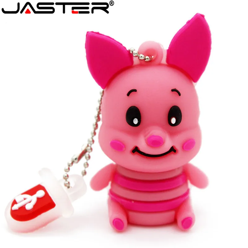 JASTER winnie bear pen drive Tigger Donkey usb флеш-накопитель с животными 8 ГБ 16 ГБ 32 ГБ 64 Гб мультяшная карта памяти