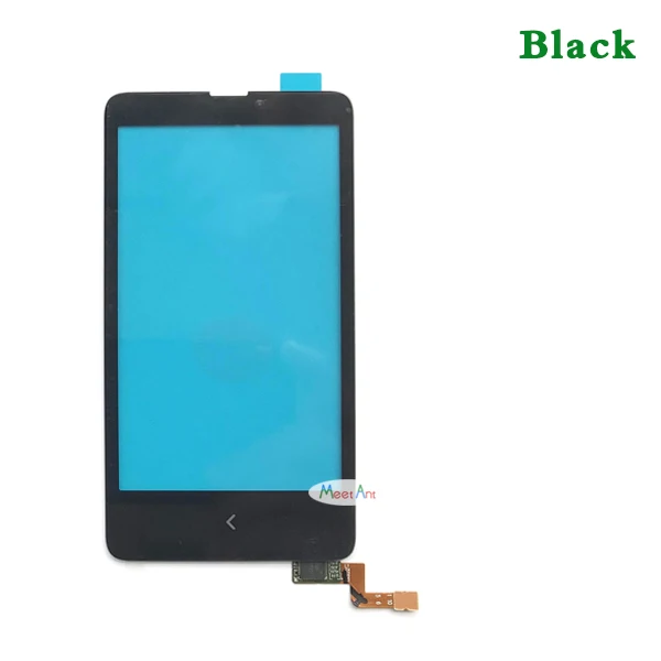 black No Tool Высокое качество 4," для Nokia X Dual SIM A110 RM-980 сенсорный экран дигитайзер сенсор внешнее стекло объектив панель Черный - Цвет: black No Tool