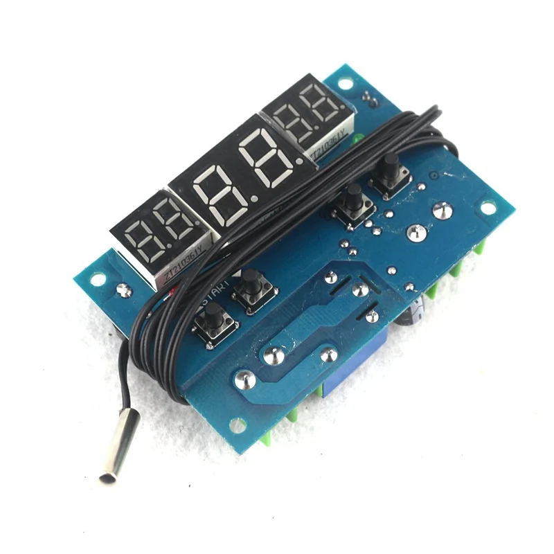 Интеллектуальный температурный регулятор с NTC датчиком W1401. LED дисплей питание