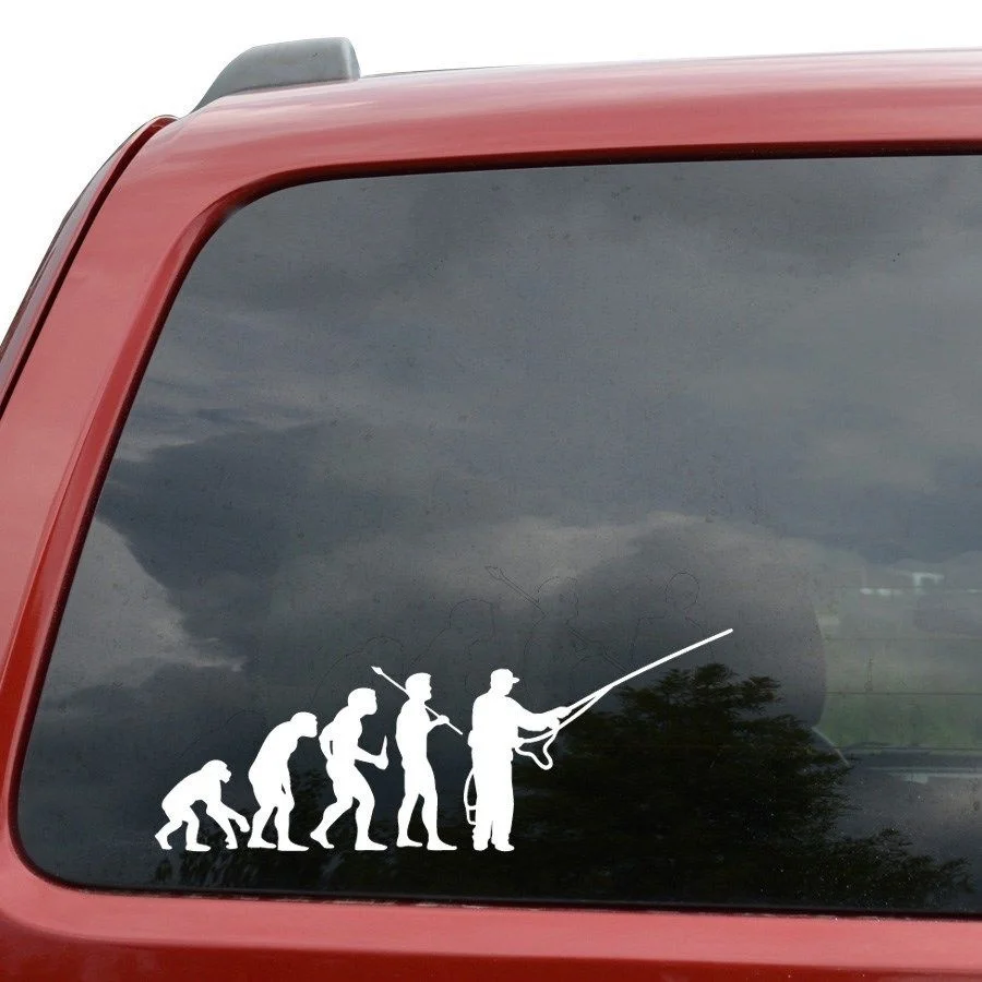Car Styling For Evolution Fly Fishing Vinyl Decal Decor
