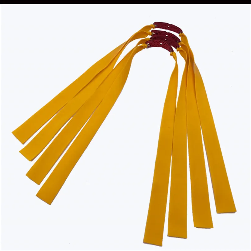 

GSZHXCK hunting slingshots flat rubber for slingshot highly resilient and durable rubbers 4pcs