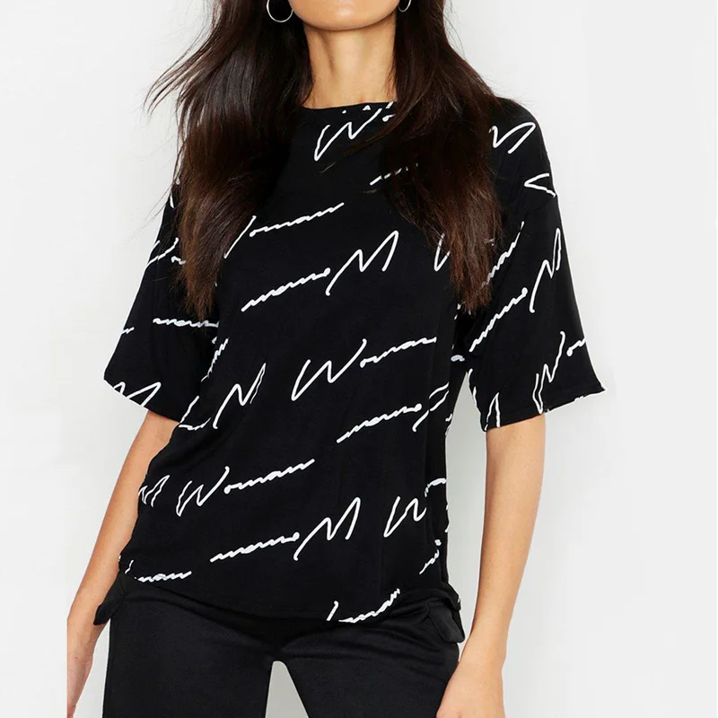 

Womens Tops and Blouses 2019 Casual Print Shirt O-Neck Blouse Batwing Sleeve Shirt Loose Ladies Tops Leisure Women Blouse Shirt