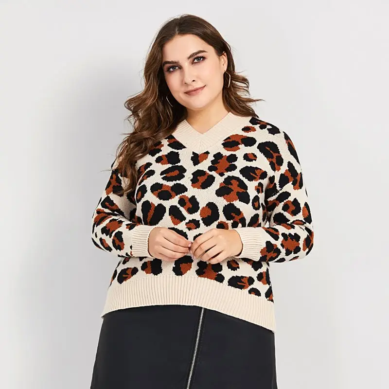 Women Sweaters Boho Casual Simple Loose Plus Size 4XL Thin