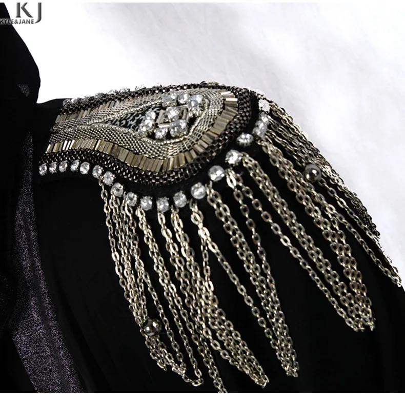 Для мусульманского праздника Рамадан Женский, черный кардиган для взрослых бисер абаи модная Длинная Верхняя Одежда Мусульманский для
