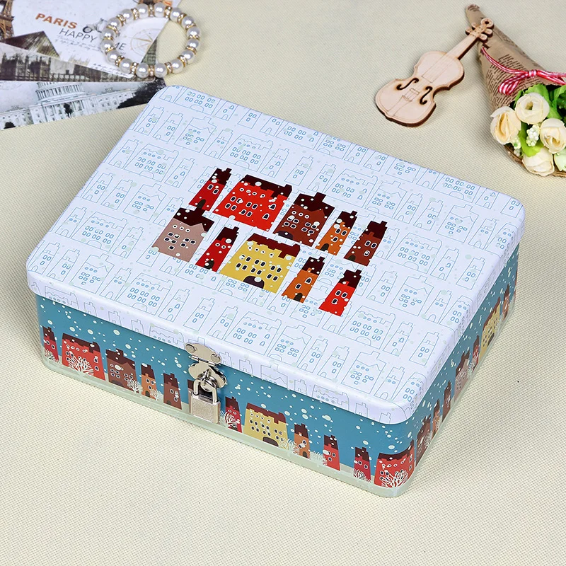 Hot Selling Lockable Metal Storage ,rectangular Storage Box ,metal Box