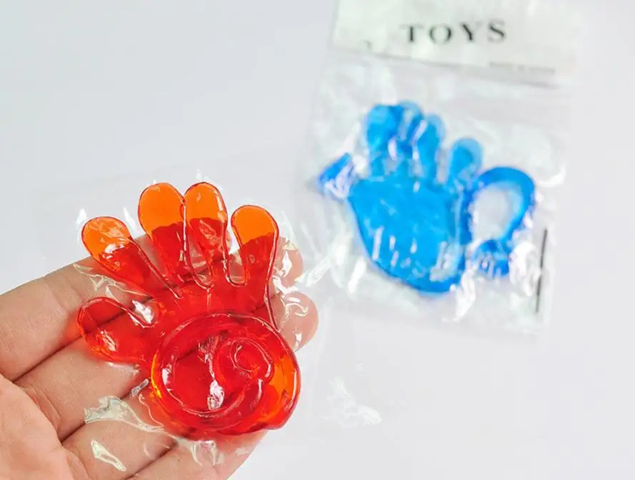 5 шт. новые мягкими Sticky руки ладони вечерние пользу игрушки новинка Призы подарок