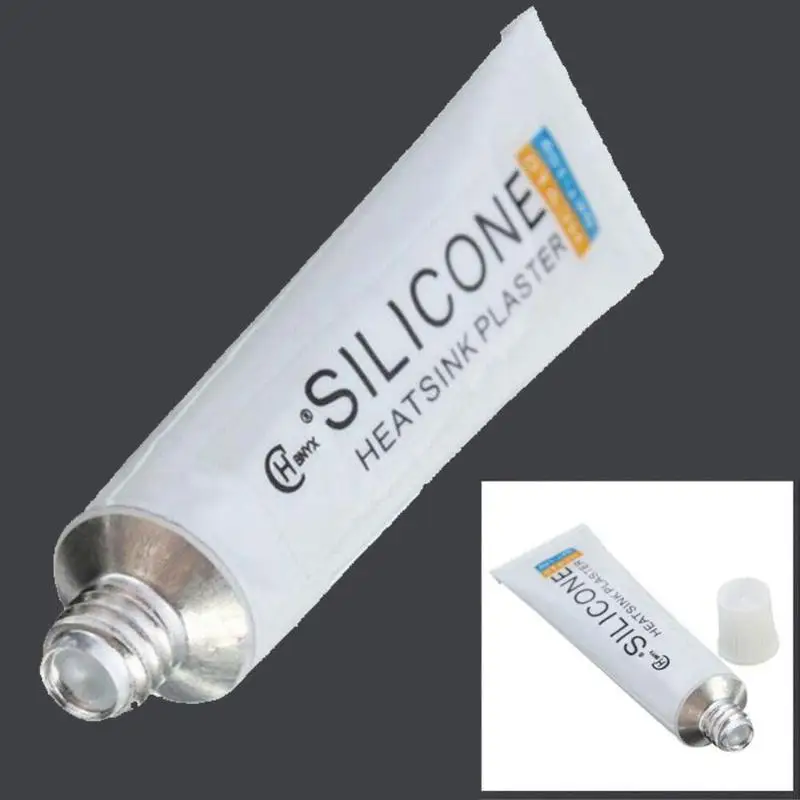 10g Hc-910 Mini Toothpaste Tube Silicone-conducting Hot Adhesive Tube Radiator Heat-guided Heat Bonding Curing