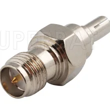 Superbat 5 шт. RP-SMA Jack К CRC9 штекер Адаптер с нержавеющая сталь 6 ГГц RF адаптер