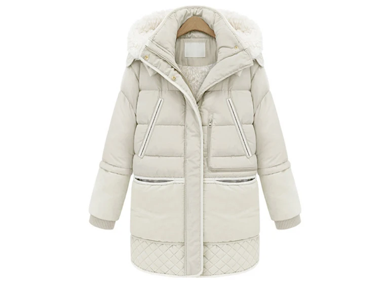 SEDUTMO зимняя длинная парка размера плюс 3XL, Женская куртка, хлопковое Стеганое пальто, теплая бархатная толстовка с капюшоном, уличная верхняя одежда, толстая одежда ED438