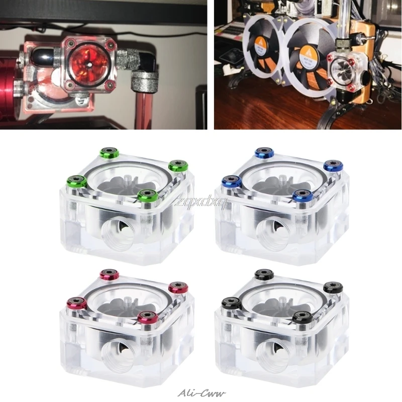 

Acrylic Flow Meter G1/4 Thread Water Cooling System Coolant Filter Indicat Computer Cooler Fittings 3-Way holes AUG_22 Dropship