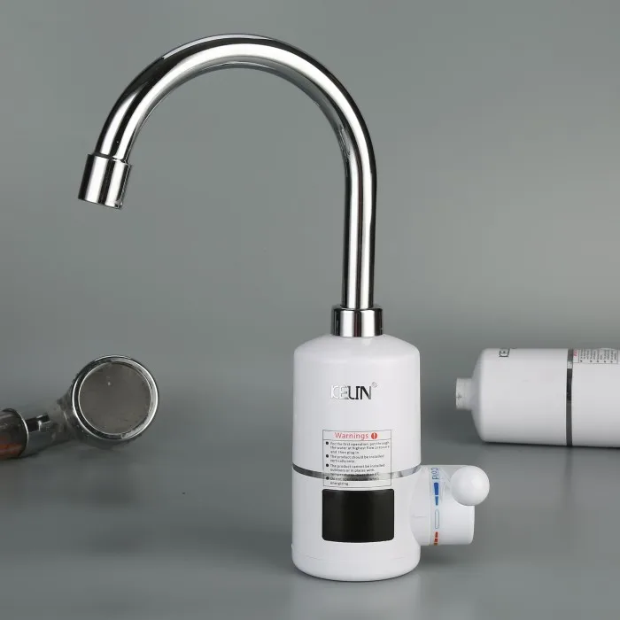 

high quality instant heating kitchen faucet hot water taps with LED digital display electric water heater