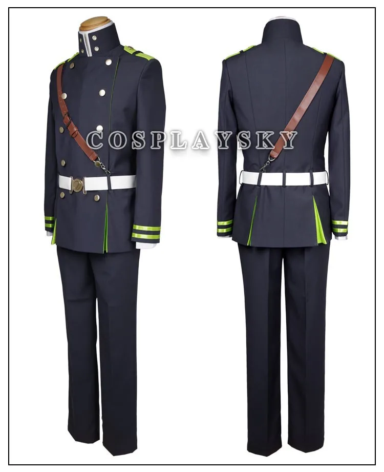 Seraph of the End Owari no SerafuYuichiro Hyakuya Uniform Cosplay Costume_04