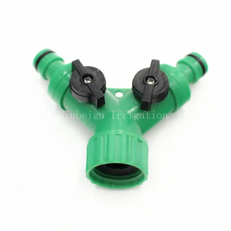

10pcs 3/4"Tap Adaptor Hose Valve Manifold - Perfect For Hose OutletsOf One Hose Bibb Watering Hose Splitter Accessories D101