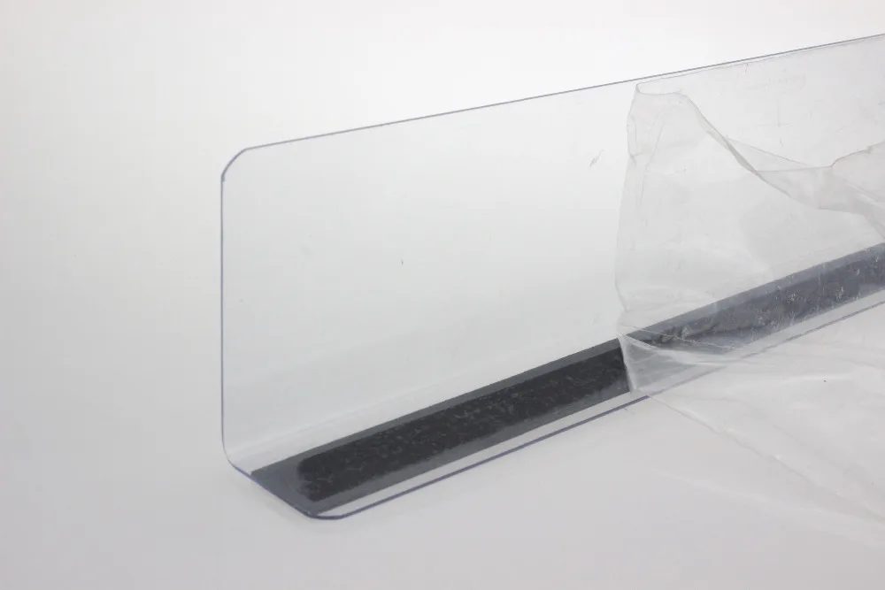 200mm Plastic L shape commodities divider fixture shelf merchandise