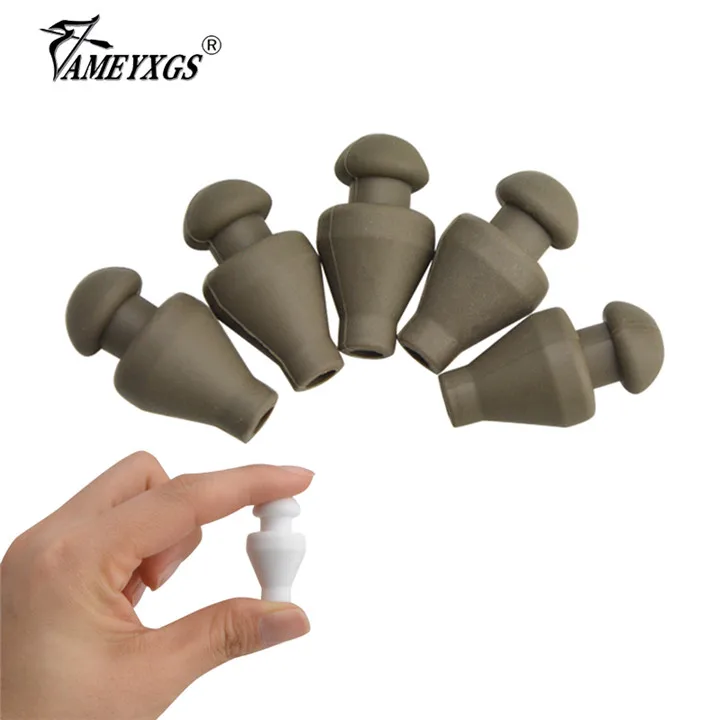 

20pcs Archery Rubber Arrowhead Outdoor Hunting Sports Bow And Arrow Shooting Target Tips Point ID6.0mm Safety Broadhead