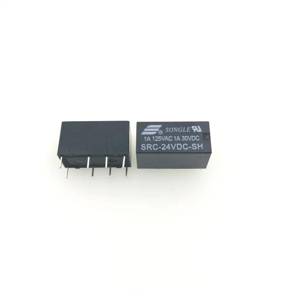 Реле SRC-05VDC-SH SRC-12VDC-SH SRC-24VDC-SH 5 В, 12 В, 24 В постоянного тока, 1A 8 контактов реле 10 шт