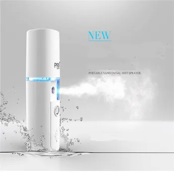 

Pritech portable nano facail mist sprayer Steamer face device beauty skin care humidifier cold spray machine hydrate skin clean