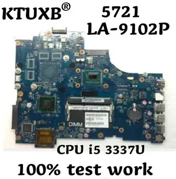 

VAW11 LA-9102P motherboard for DELL Inspiron 3721 5721 notebook motherboard CN-03WVDR CPU i5 3337U DDR3 100% test work