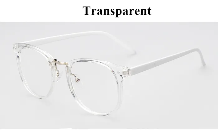 Новые негабаритных оправ Винтаж женские очки Для мужчин плотная модные очки для женщин Человек oculos-де-грау - Цвет оправы: transparent