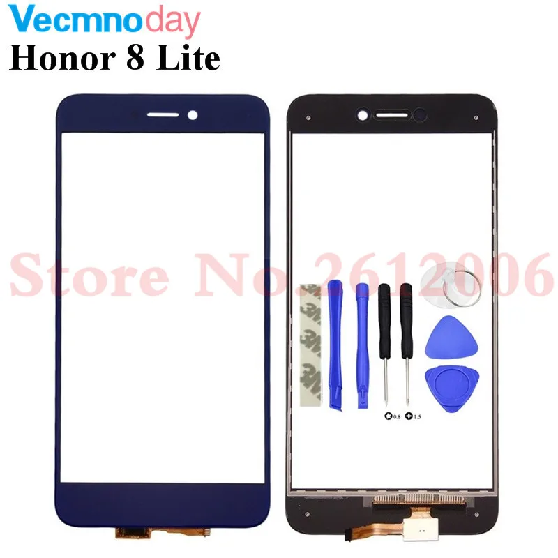 

Vecmnoday For Honor 8 Lite Outer Glass Lens with Digitizer Replacement Part for Huawei Honor 8 Lite touch screen glass + Tools