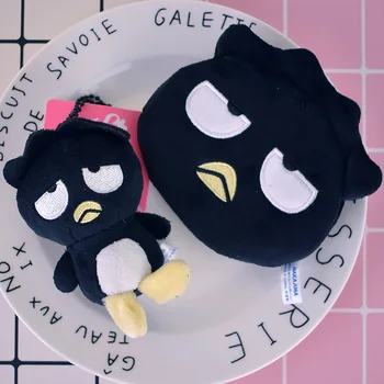 

IVYYE 1PCS Black Penguin Anime Plush Coin Purse Cartoon Soft Change Purses Coins Money Wallet Card Key Bags Kids Gift