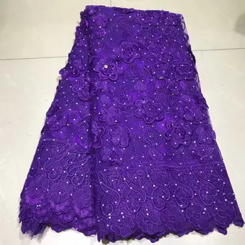 

5 yards/ Free shipping High quality Nigerian lace fabric french lace African lace fabric Dress lace